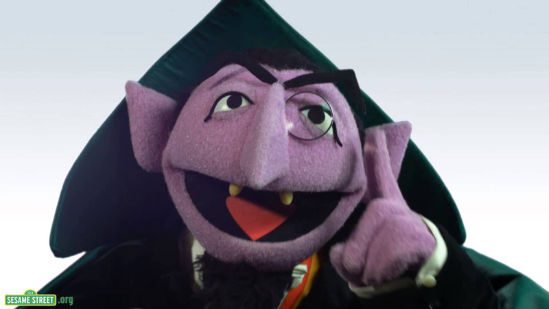He loves to count.